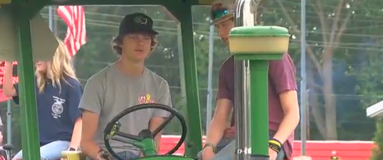 Twin Brothers Pay Touching Tribute to Late Brother on Ride Your Tractor to School Day