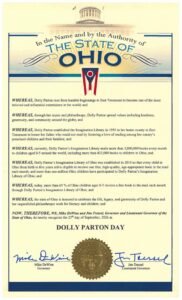 Dolly Parton Day Declaration
